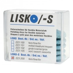 Lisko-S disques à polir, turquoises