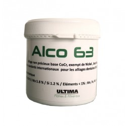 ALCO 63 Chrome Cobalt pour prothèses céramo métalliques, le kg